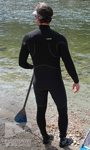 NRS 4/3 Radiant Wetsuit and Paddle Wetshoe